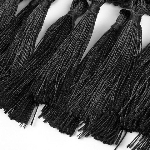 Gothic Jacquard Palace Pattern Quaste Taille Gürtel Zubehör