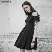 Gothic Astrology Series Moon Magic Neckholder-Kleid