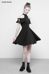 Gothic Astrology Series Moon Magic Neckholder-Kleid