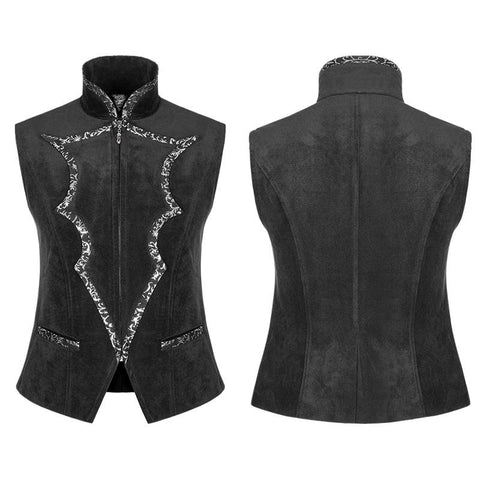 Alchemist Gothic Weste Vampir Fledermaus Samt Weste
