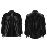 Dracula Dark Wunderschönes Vintage Velvet Gothic Shirt