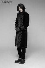 Victoria's wunderschöne Vintage Velvet Coat Stand Kragen Jacke für Männer