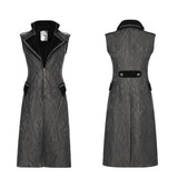 Mittelalterliche wunderschöne Jacquard Gothic Long Weste