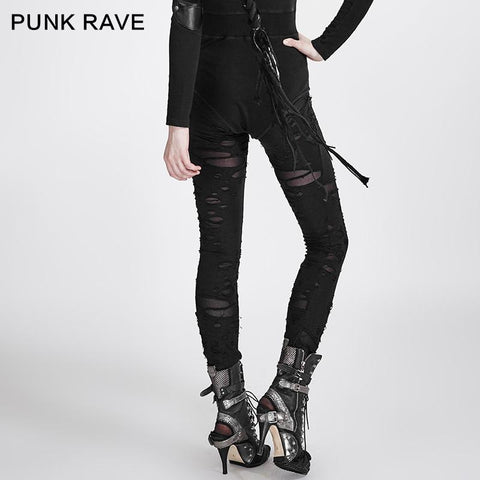 Hot Sale Broken Mesh Gothic Hosen / Leggings für Frauen
