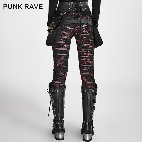 Hot Sale Broken Mesh Gothic Hosen / Leggings für Frauen