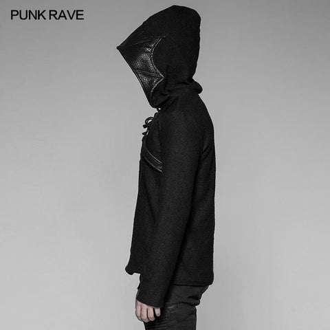 Dark Evil Dragon Pullover Mosaik Punk Hoodies für Männer