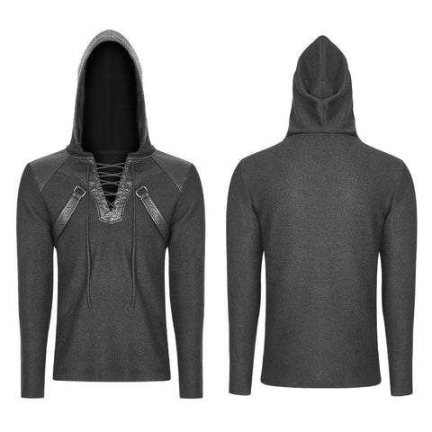 Dark Evil Dragon Pullover Mosaik Punk Hoodies für Männer