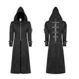 Diablo Assassin Killer Dark Punk Kapuzenjacke mit langem Mantel für Männer