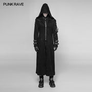 Diablo Assassin Killer Dark Punk Kapuzenjacke mit langem Mantel für Männer