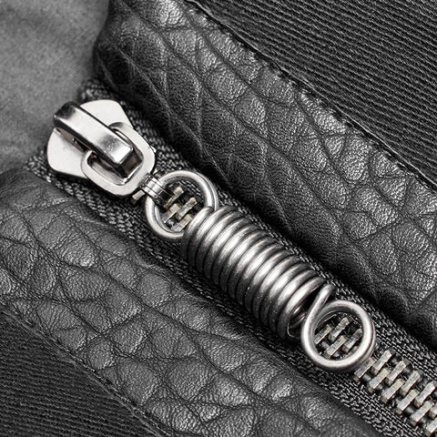 Punk Warrior Leder Nähte Persönlichkeit Brustschutz Weste