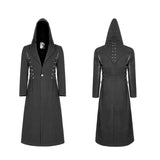 Gotische dunkle Seite tragen Seil Wolle Kapuzenmantel lange Jacke