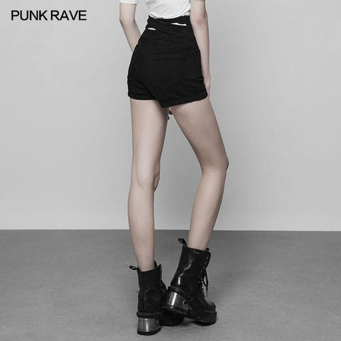 Back Cross Hollow Denim Enge Shorts Hosen für Frauen