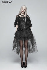 Lolita Transparent Spitze Kleiner Umhang Mit Kapuze