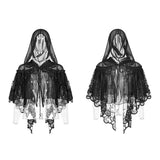 Lolita Transparent Spitze Kleiner Umhang Mit Kapuze