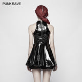 Sexy Punk Midnight Seduction Ärmelloser Minirock