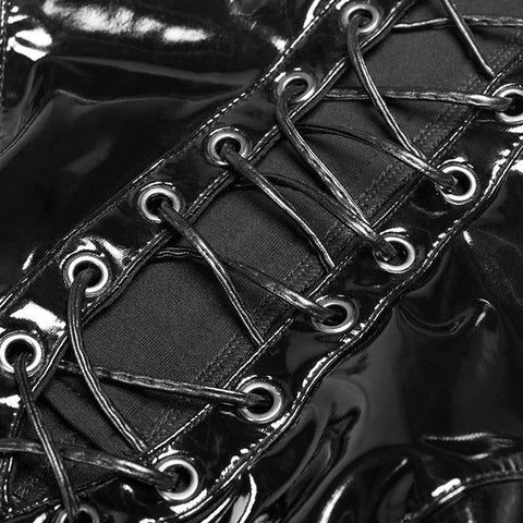 Sexy Punk Midnight Seduction Ärmelloser Minirock