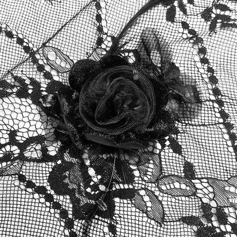 Sexy Gothic Kordelzug Öffnungsgabel Kimono Ärmel Maxikleid