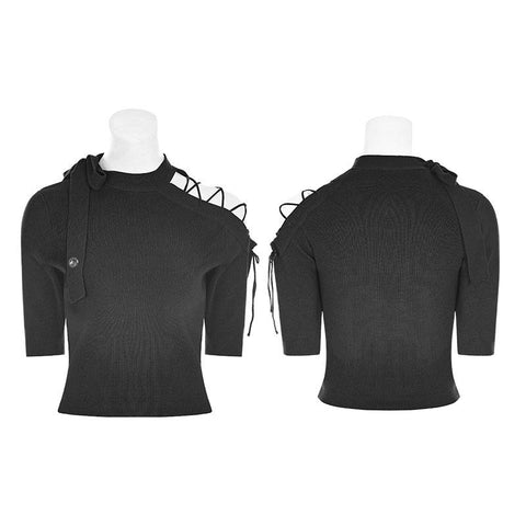 Punk trägerlos Imitieren Ice Silk T-Shirt