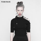 Punk trägerlos Imitieren Ice Silk T-Shirt