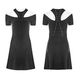 Punk Rave Corn Tie Rope Strickkleid