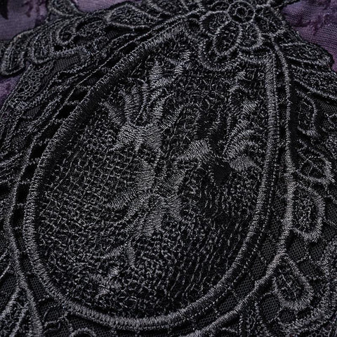 Klassisches mittellanges Kleid der gotischen Göttin