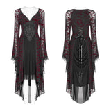Klassisches mittellanges Kleid der gotischen Göttin