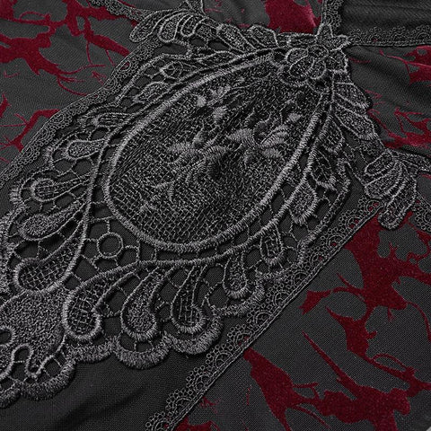 Klassisches mittellanges Kleid der gotischen Göttin