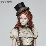 Steampunk Ausschnitte Vintage Rüschenkragen