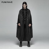 Gothic Mens Black Retro Mystic Umhang