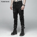 Punk Broken Hole Netzhose