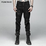 Punk Broken Hole Netzhose