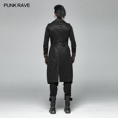 Steampunk The Rope Long Zipper Weste