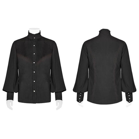 Gothic Mens Daily Wear Dünne Hemden