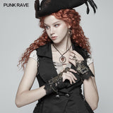 Steampunk Gear Spitzenhandschuhe für Damen