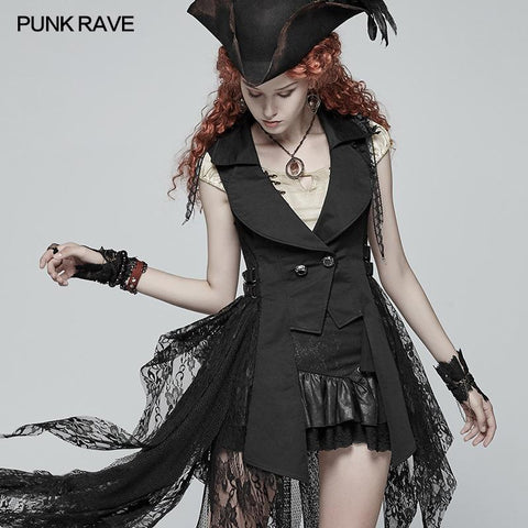 Steampunk Gear Spitzenhandschuhe für Damen