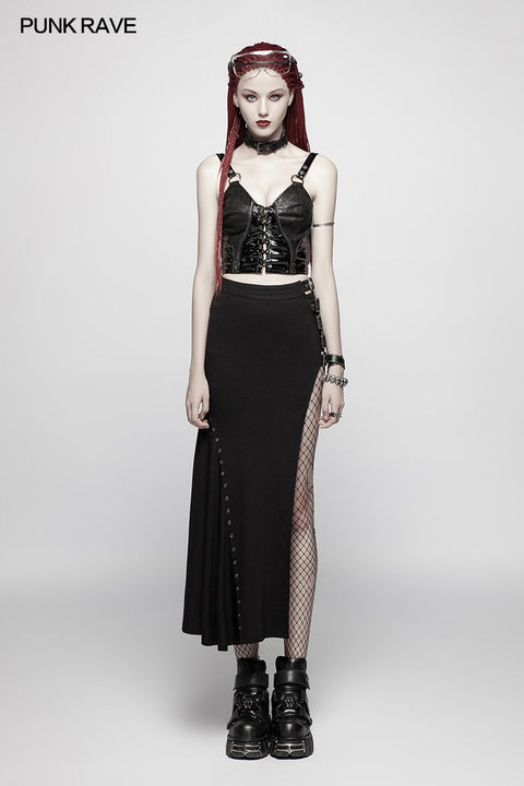 Punk Sexy Slim Fit Split Halbrock