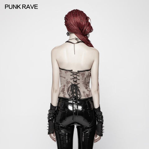 Steampunk Korsett Sweetheart Neck Shapewear