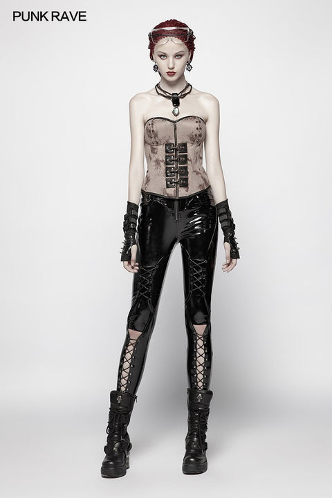 Steampunk Korsett Sweetheart Neck Shapewear