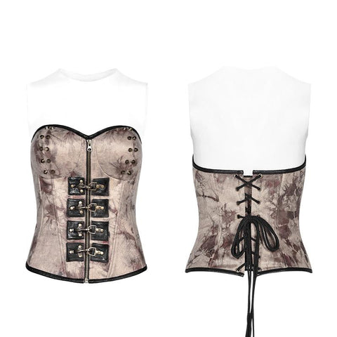 Steampunk Korsett Sweetheart Neck Shapewear