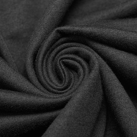Dark Punk Neckholder Neck Spine Shaped High Low Kleid