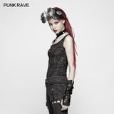Punk Collar Cover Ärmellose Weste