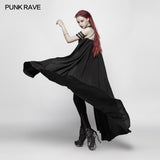 Punk Cross Long Cape mit Kette