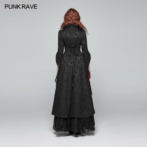 Gothic Rüschenärmel Court Long Lace Coat