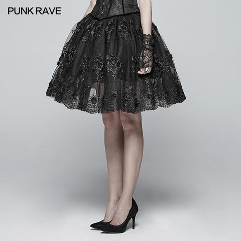 Wunderschöner Lolita Lace Tutu Half Rock