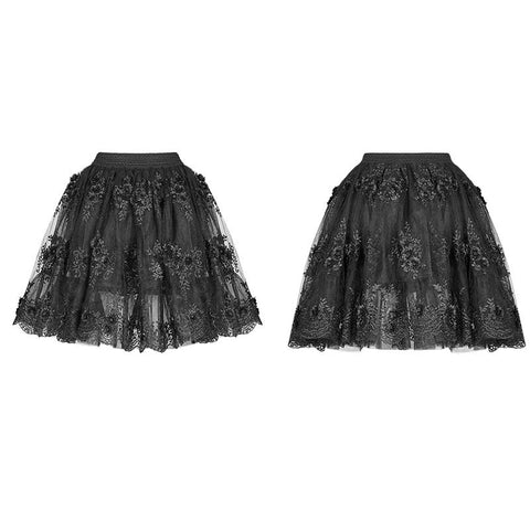 Wunderschöner Lolita Lace Tutu Half Rock