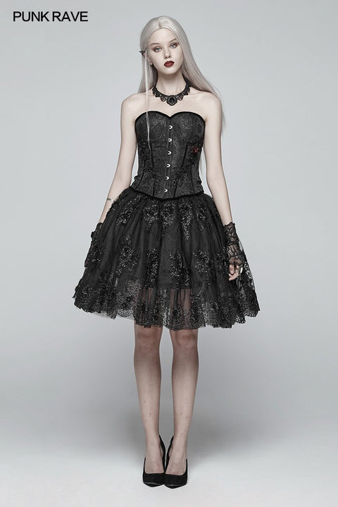 Wunderschöner Lolita Lace Tutu Half Rock