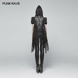 Gothic Daily Lightweight Translucent Lace Long Weste