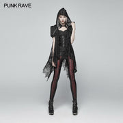 Gothic Daily Lightweight Translucent Lace Long Weste