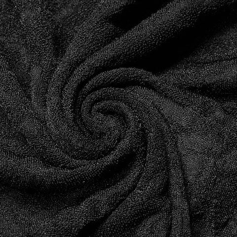 Gothic trägerloses High Low Kleid mit abnehmbarem Schultergurt