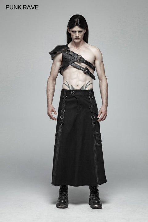 Steampunk Dicker dreidimensionaler Armor One Shoulder Strap